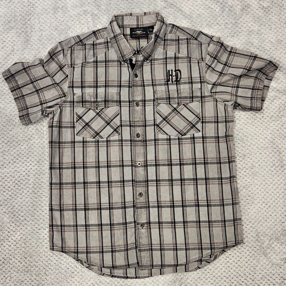 Men's large Harley Davidson Button down shirt.